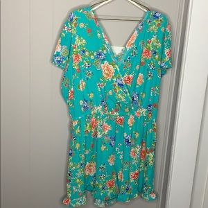 Forever 21 floral romper